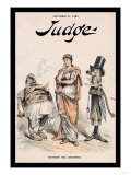 Judge Magazine: Between Two Extremes Poster par Victor 