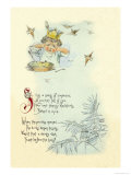 Sing a Song of Sixpence Poster di Maud Humphrey Sing a Song of Sixpence Poster di Maud Humphrey
