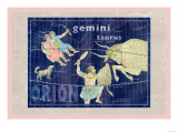 Taurus, Orion and Gemini Posters