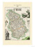 Haute-Marne Kunstdruck von Alexandre Vuillemin