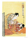 The Hour of the Dragon Prints by Utamaro Kitagawa 