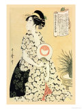 Poetry for a Beautiful Maiden Poster par Utamaro Kitagawa 
