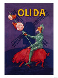 Don Quixote Riding a Pig Affiches