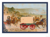 Mitchell Wagon Train Posters by Gean Smith