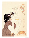 Drunken Courtesan Posters par Utamaro Kitagawa 