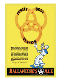 Ballantine's Ale, Purity, Body, Flavor Posters