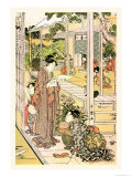 Domestic Scene Photo by Utamaro Kitagawa 
