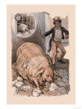 Pension Pig Posters par J. Ottmann