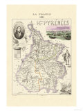Hautes-Pyrenees Poster von Alexandre Vuillemin