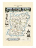 Mayenne Poster von Alexandre Vuillemin