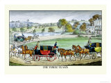 The Three Horse Teams Prints by Henry Thomas Alken