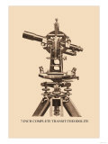 Seven-Inch Complete Transit-Theodolite Pósters