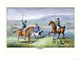 Horsemen Greeting Photographie par Henry Thomas Alken