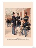 Non-Commissioned Officers, Staff Corps in Full Dress Poster by H.a. Ogden