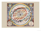 Orbium Planetarum Terram Posters par Andreas Cellarius