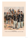 Officers and Enlisted Men, Cavalry, Artillery, Infantry in Full Dress Posters by H.a. Ogden