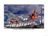 Horse-Drawn Carriage Poster par Henry Thomas Alken