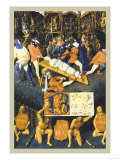The Martyrdom of Saint Apollonia Poster par Jean Fouquet