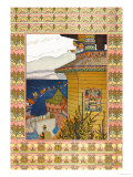 Beachtown Poster par Ivan Bilibin