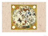 North Celestial Planisphere Prints by Augustin Rythen