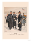 Officers and Enlisted Men in Overcoats and Capes Posters par H.a. Ogden