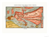 Europa Prima Pars Posters av Heinrich Bunting Europa Prima Pars Posters av Heinrich Bunting
