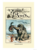 Puck Magazine: Bismarck's Boost Posters by F. Graetz