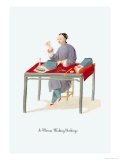Woman Making Stockings Posters by George Henry Malon