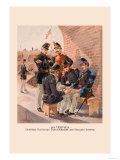 Engineer, Footrifles, Dragoon, Light Artillery and Infantry Poster par H.a. Ogden