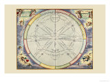 Theoria Trium Superiorum Planetarum Affiches par Andreas Cellarius
