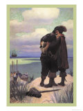Rescued Affiches par Newell Convers Wyeth