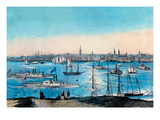 New York Harbor View Prints by Nathaniel Currier