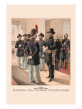 Major-General, Staff and Line Officers, Enlisted Men in Full Dress Láminas por H.a. Ogden