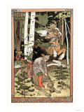 Riding the Wolf Posters by Ivan Bilibin