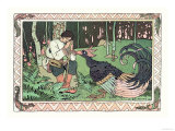 Peacock Plakater av Ivan Bilibin