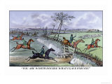 Hunters Clear the Ditch Posters by Henry Thomas Alken