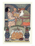 Møtet Plakater av Ivan Bilibin