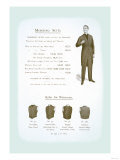 Morning Suits with Waistcoats Prints