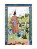 Man and Frog Plakater av Ivan Bilibin