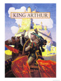 Le roi Arthur Affiches par Newell Convers Wyeth