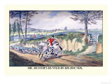 Mr. Muster's Hunted by His Hounds Affiche par Henry Thomas Alken