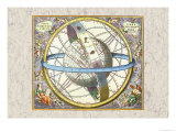 The Celestial Sphere Posters par Andreas Cellarius