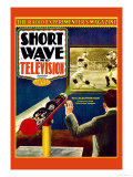 Short Wave and Television: New Electronic Gun Projects Large Television Images Photographie par Frank R. Paul
