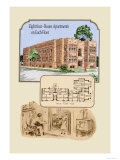 Eight Four-Room Apartments on Each Floor Posters par Geo E. Miller