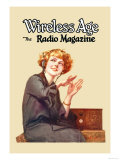 Wireless Age: The Radio Magazine Print by D. Gross