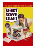 Short Wave Craft: at Last! a 2 R.F. Stage Pentode Receiver That Works! Affiches