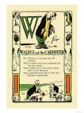W for Walrus and the Carpenter Prints by Tony Sarge
