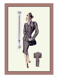 Gray Cardigan Suit Posters