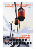 Skiing and Tram Posters by Paul Ordner