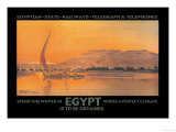 Spend This Winter in Egypt Where a Perfect Climate is to Be Obtained Affiches par D. Rudeman